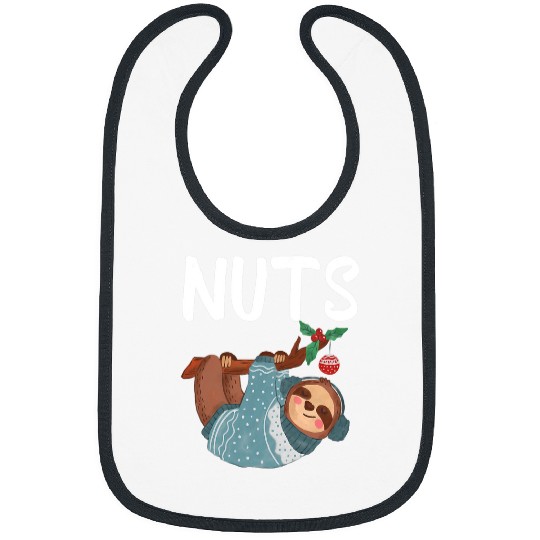 Sloth Pet Gift Chest Nuts Matching Chestnuts Christmas Sloth Christmas Bibs