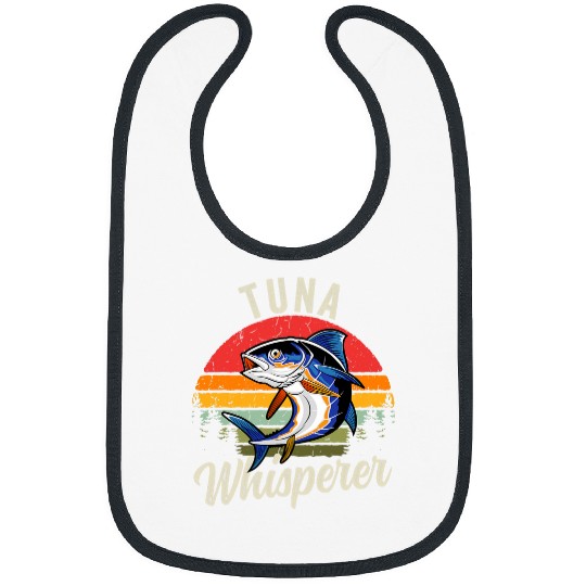 Fishing Fun vintages Tuna Whisperer Funny Fish Deep Sea Fishing Lover Bibs