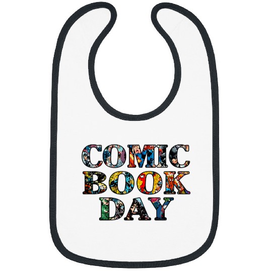 Book Fun Comic Book Comic Con Bibs