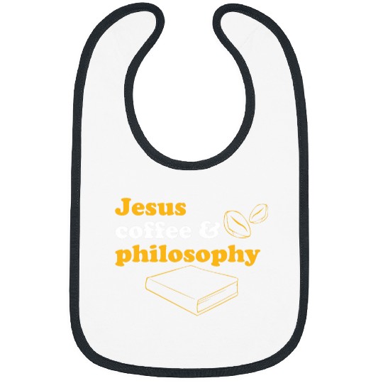 Book Fun Philosophy Jesus Teacher Science Reading Book Coffee Bibs