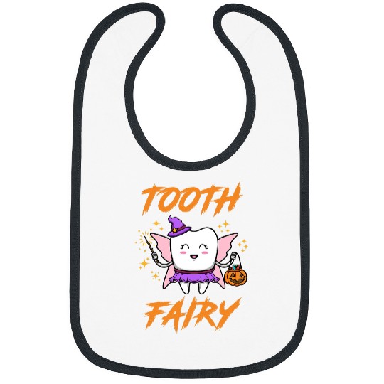 dentists Job Tooth Fairy Wearing Halloween Costume Cute Bibs