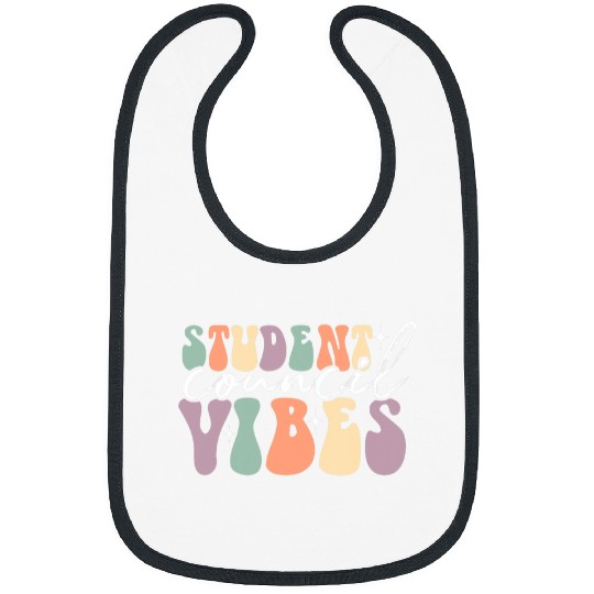 Groovy Student Council Vibes School Student Teacher Bibs