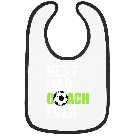 bests Dad Coachs Ever Soccer Father Daddy Papa Soccer Coach Bibs