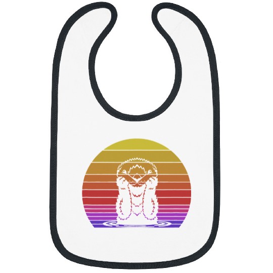 Otter Pet Otters Sea Otters Weasel Animal Retro Bibs
