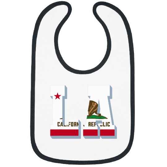 Bear Pet 90s LA 1990s Los Angeles californias flag bear flag Bibs