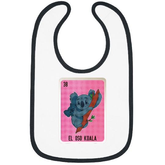 Koala Pet El Oso Koala Mexican Slang Chicano Bingo Cards Bibs