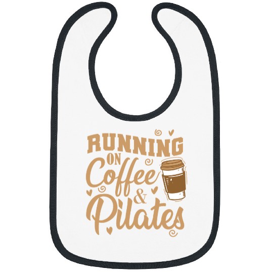 Coffee Fun Running on Coffee and Pilates Powerhouse Bibs