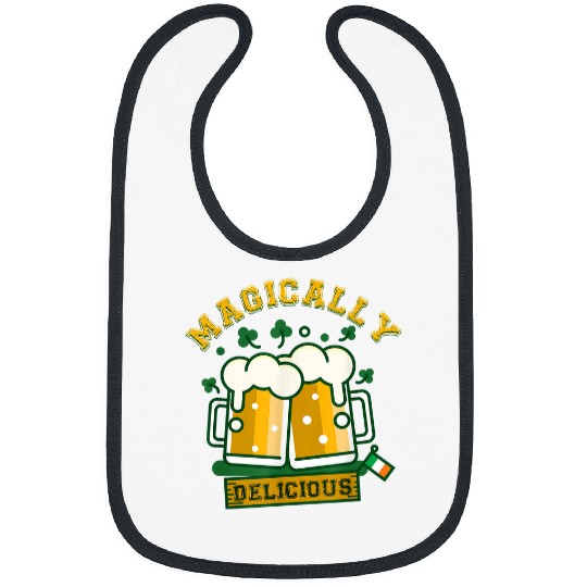 Beer Fun Magically Delicious Funny Beer Drinking St Patrick Day Bibs