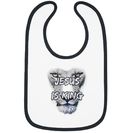 Lion Pet face yeshua Lion of Judah Jesus is King Bibs