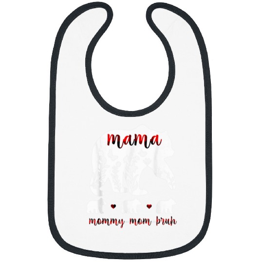 Bear Pet Mama Mommy Mom Bruh Tee Bear Mom Mother s Day 13 Bibs
