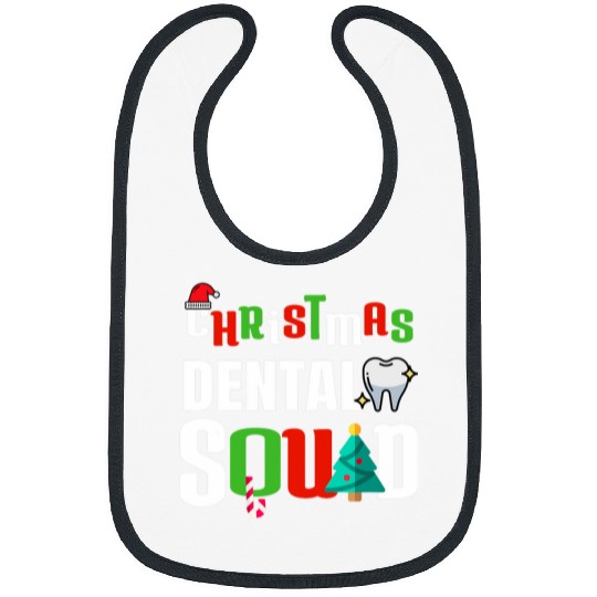 dentists Job Christmas Dental Squad xmass Dental Hygienist dentists Unisex Bibs