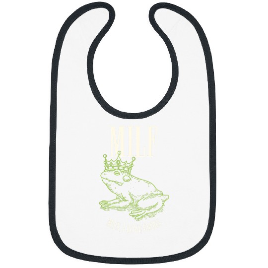 Frog Pet Man I Love Frogs Green Tree Frog Toad Nature Lover Funny Bibs