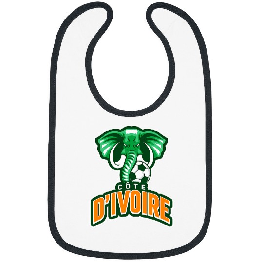 Elephant Pet Cote d Ivoire Ivory Coast Elephant For Men Women Kids Bibs
