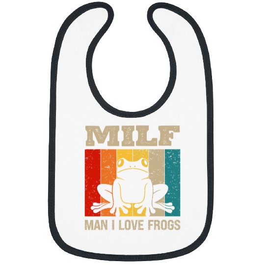 Frog Pet Man I Love Frogs Amphibian Froggy Toad Tadpole Frog Bibs