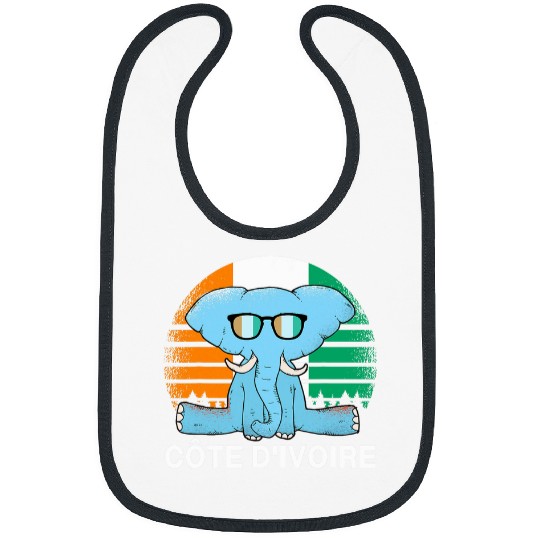 Elephant Pet Cote dIvoire Elephant Wear Ivory Coast Flag Ivorian Pride Bibs
