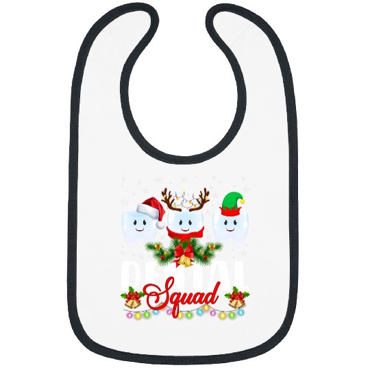 dentists Job Christmas Dental Squad Funny Christmas 01 Bibs