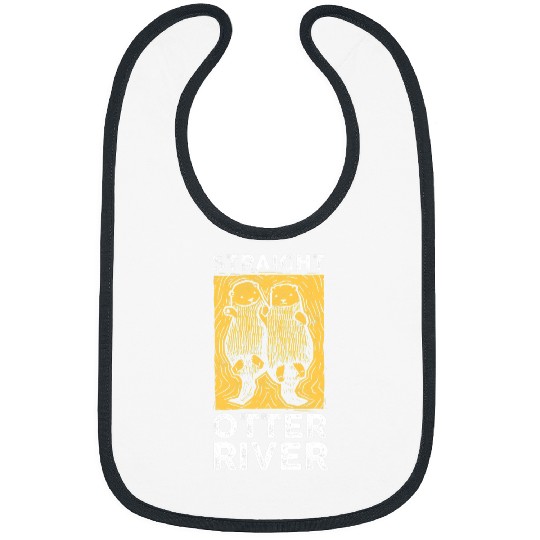 Otter Pet Otters Straight Otter River Otters Lover Men Women Youth Bibs