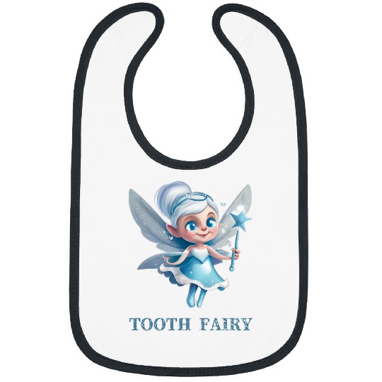dentists Job Tooth Fairy Twinkle Character Wings And magic Wand New Bibs
