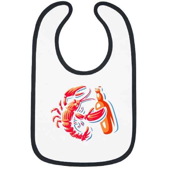 Beer Fun Lobster Craft Beer Beach Vacation Maine Bibs