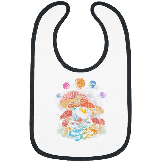 Astronaut Job Cottagecore Fairy Grunge Planets Mushroom Bibs