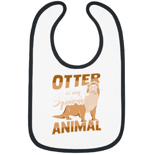Otter Pet Otters Sea Otter Pun For A Zoo Animal Lover Bibs