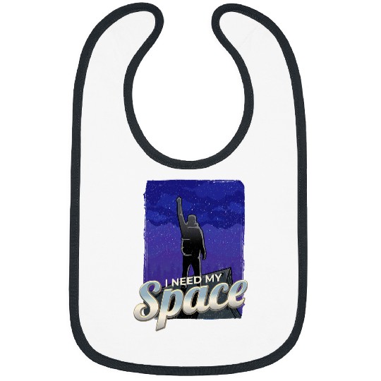 Astronaut Job I need space Science Moon and Stars Galaxy Adventure Bibs