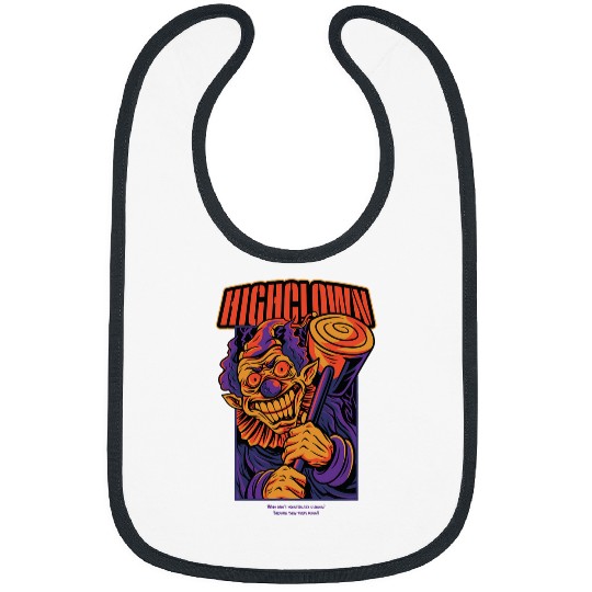 Horror Clown Halloween 2Highclown Streetwear Bibs