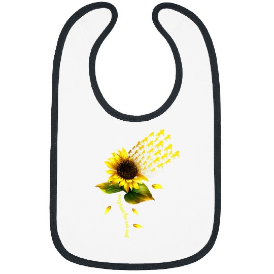 Horse Pet You are My Sunshine Horse Sunflower Funny Horses Lover Bibs