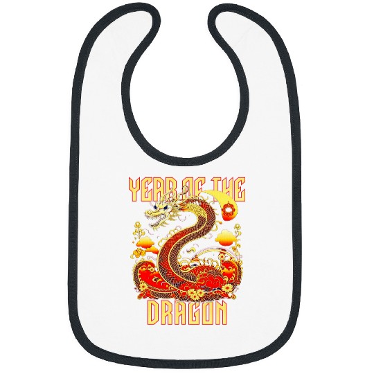 Dragon Pet Lunar New Year 3 Bibs