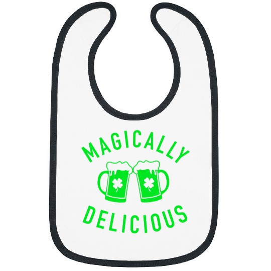 Beer Fun Magically Delicious Funny St Patrick Day Drinking Beer Bibs