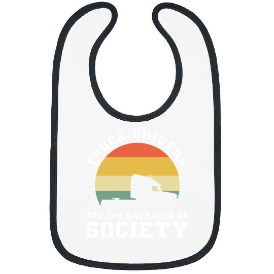 Truck Fun Backbone of Society Bibs