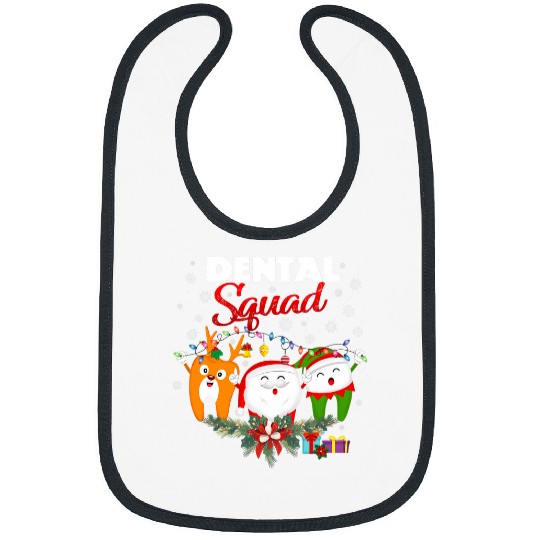 dentists Job christmas dental squad hygienist dentists christmas pajama Bibs