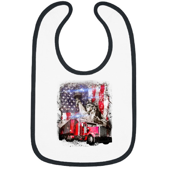 Truck Fun Men Women Big Rig Trucking Truckin Road Lorry 6 Bibs