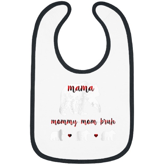 Bear Pet Mama Mommy Mom Bruh Tee Bear Mom Mother s Day 12 Bibs