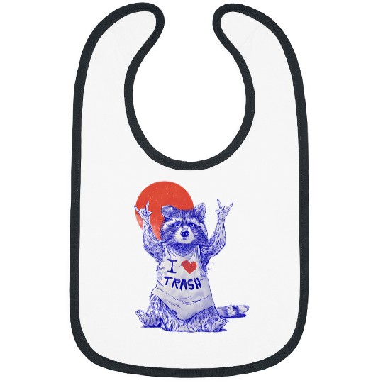 Bear Pet Bear I Love Trash Bibs