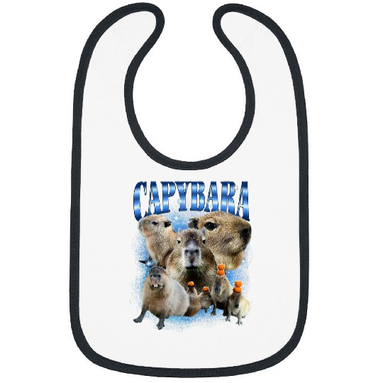 capybaras Pet Bootleg Rap Edit Design capybaras Lovers Bibs