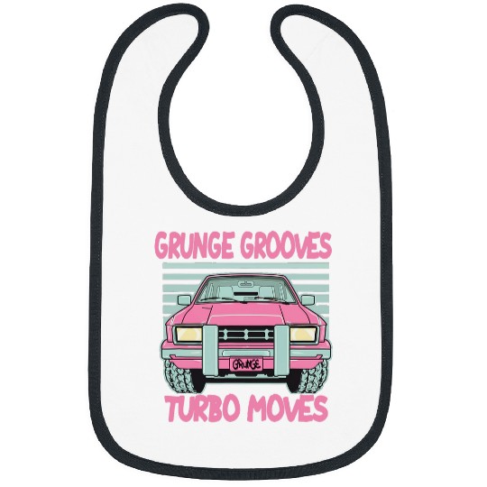1990s Pickup Truck Retro Vibes Grunge Grooves Turbo Moves Bibs