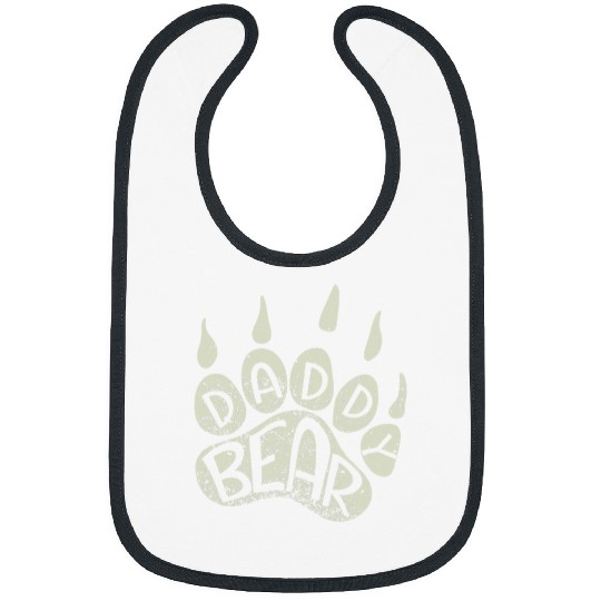 Bear Pet Daddy Bear Papa Matching Family Love Farther Bibs