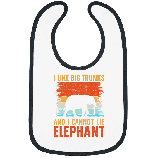 Elephant Pet I Like Big Trunks And I Cannot Lie Elephant Bibs