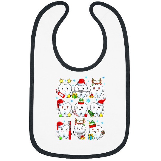 dentists Job Merry Christmas Dental Crew dentists Assistant Teeth Xmas Bibs