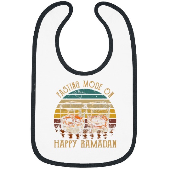 Wines Fun Fasting Mode On Happy Ramadan Whiskey Glasses Quotes Music Bibs