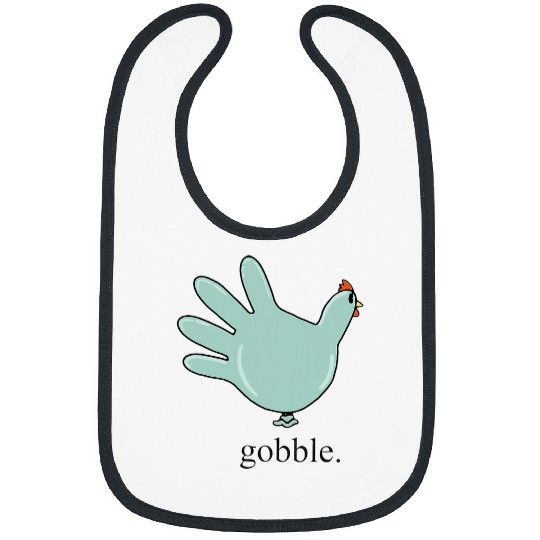nurses Job thanksgiving gobble turkey glove medicals out Bibs