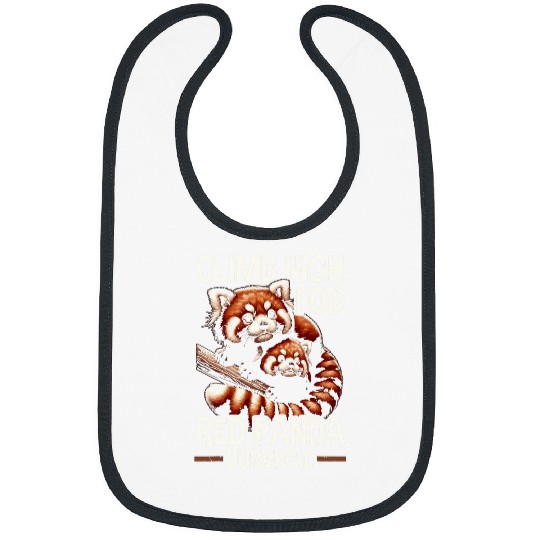 Panda Pet Endangered Species Red Panda Animal Rights Activist 20 Bibs