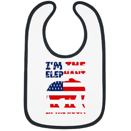 Elephant Pet I m The Elephant In The Room Republican Conservative Bibs