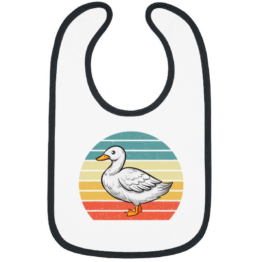 Duck Pet Retro Funny Water Ducklings Bibs