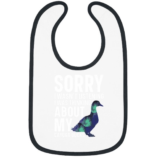 Duck Pet Cayuga Duck Lover Stuffed Animal Food Enclosure Cayuga Duck Bibs