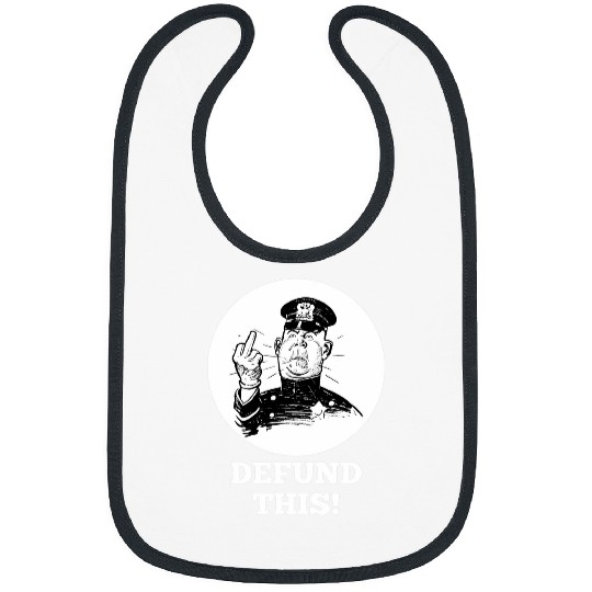 Police Job Funny Defund This Police Cop Law Enforcement Support Bibs