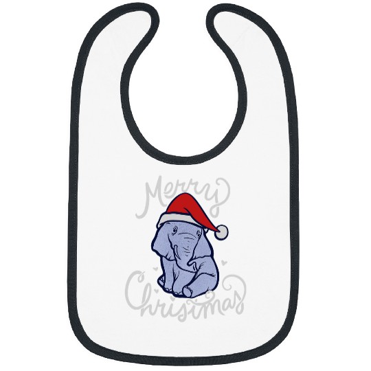 Elephant Pet I Love Christmas Feliz Navidad Merry Christmas Elephant Bibs