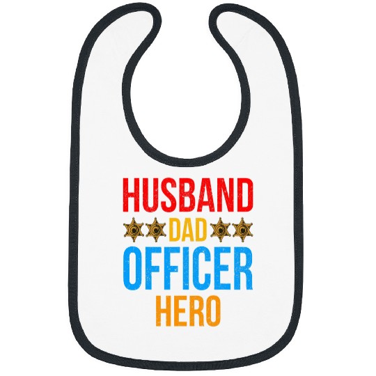 Police Job Law Enforcement Correctional Officer Dad 1 Bibs