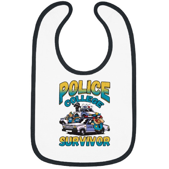 Police Job Law Enforcement Design for a Police Officer 8 Bibs